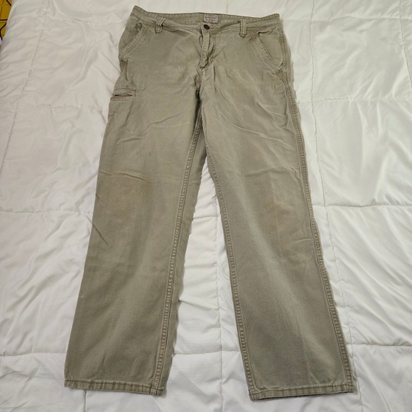 Weatherproof Vintage Other - Weatherproof Vintage Mens Relaxed Fit Utility Pants Khaki Tan 34x32 Workwear